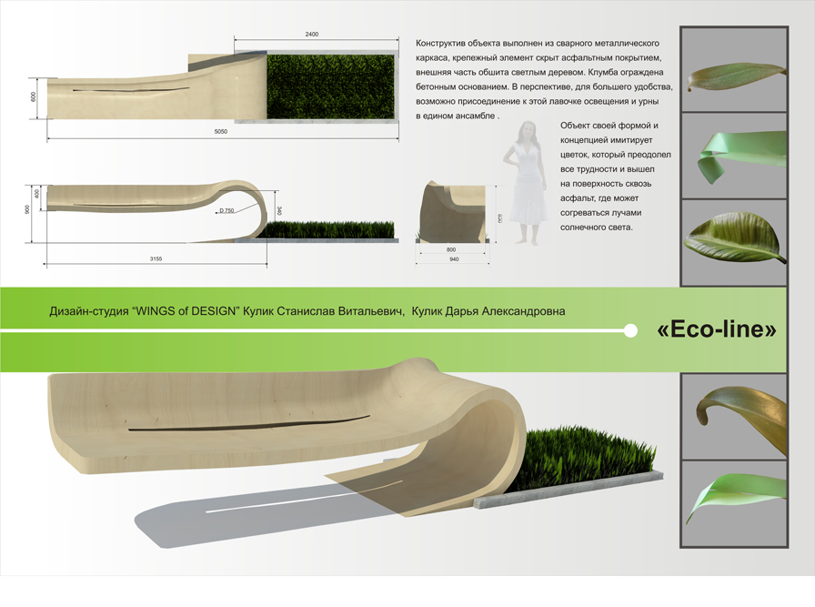 "Eco line" проект 100 лица дизайна, авторы Кулик Станислав и Кулик Дарья 